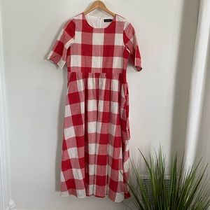 Roolee Maddie Buffalo Plaid Dress